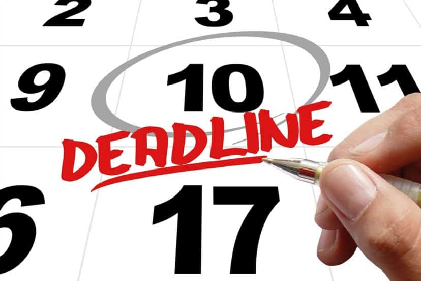 12 Tips To Help You Meet Any Deadline